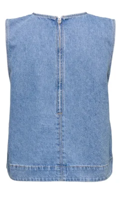 ONLY Top - Dorsi - Light Blue Denim