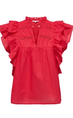 ONLY Top - Sunny - High Risk Red