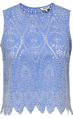 ONLY Top - Tulum - Blue Bonnet