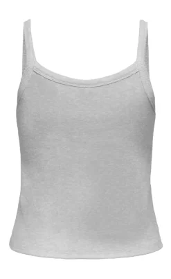 ONLY Top - Vira - Light Grey Melange