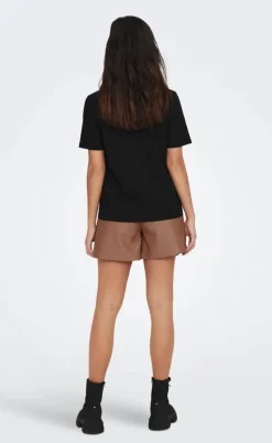ONLY T-Shirt - Only S/S Tee - Black