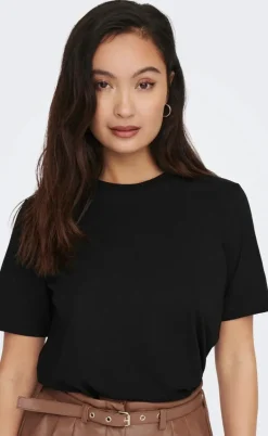 ONLY T-Shirt - Only S/S Tee - Black