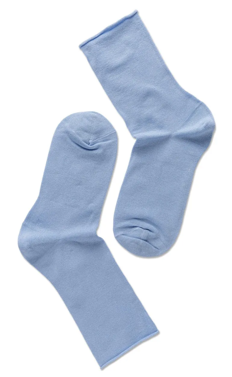 Oroblu Strømper - Note Woman Bamboo Roll - Light Blue