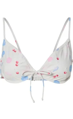 Pieces Bikini Overdel - Lippa - Cloud Dancer/Doodle