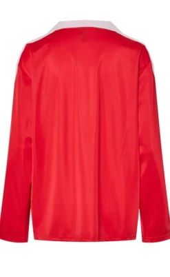 Pieces Bluse - Grace - High Risk Red/Pink A Boo Stripe