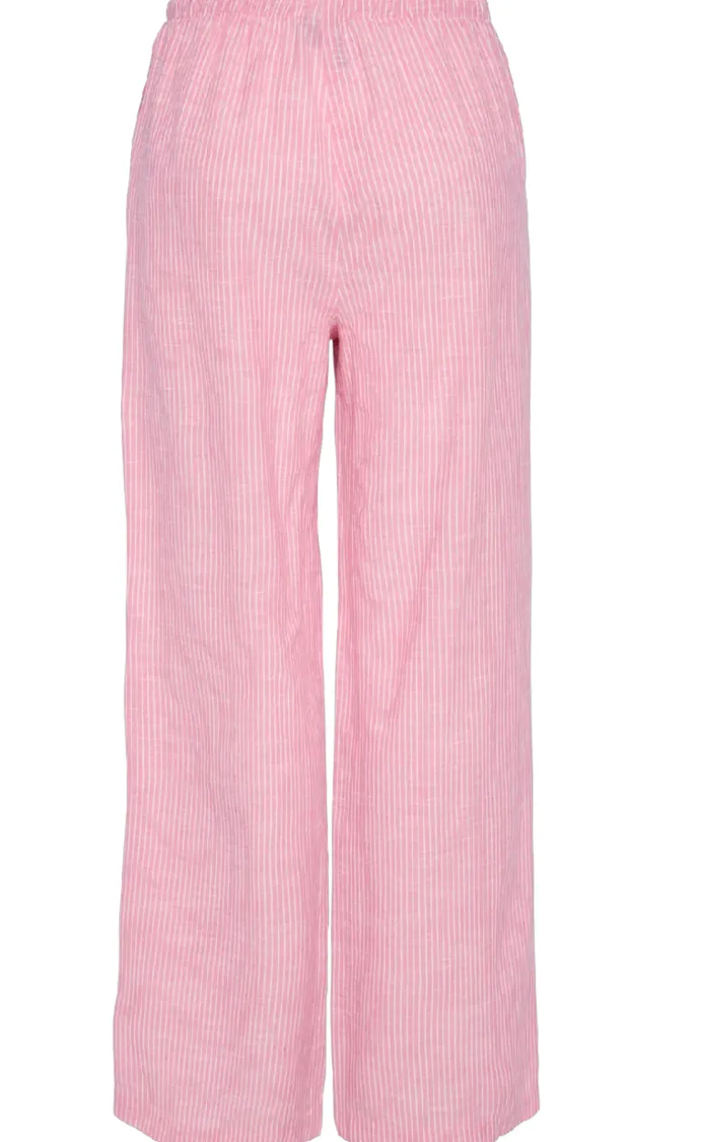Pieces Bukser - Apia - Pink Lemonade/Bright White