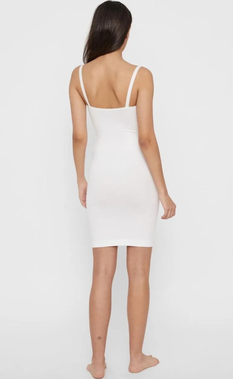 Pieces Kjole - Ballroom - White