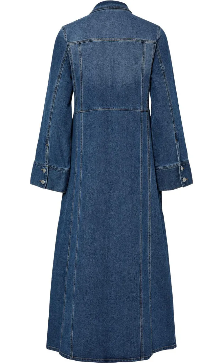 Pieces Kjole - Femma - Medium Blue Denim