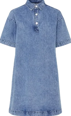 Pieces Kjole - Kenya - Medium Blue Denim