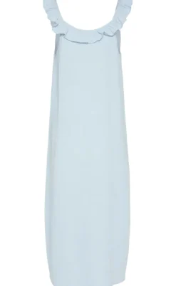 Pieces Kjole - Sastina - Cashmere Blue