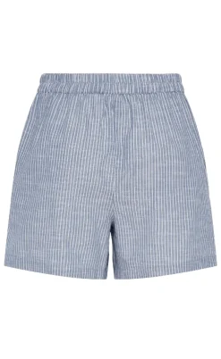 Pieces Shorts - Apia - Coronet Blue/Bright White