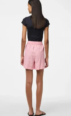 Pieces Shorts - Apia - Pink Lemonade/Bright White