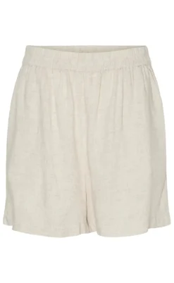 Pieces Shorts - Pia - Birch Melange
