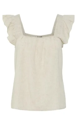 Pieces Top - Pia - Birch Melange
