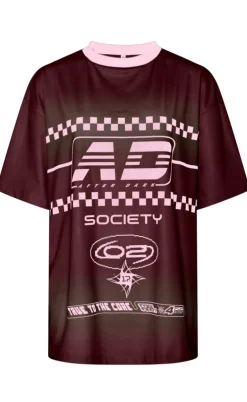 Pieces T-Shirt - Dalula - Tawny Port/Chicory Coffee