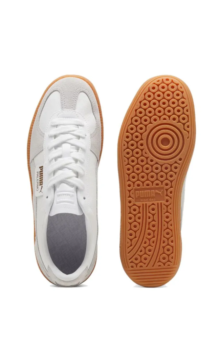Puma Sneakers - Palermo - White-Glacial Gray-Gum
