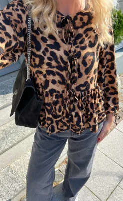 Say INA Copenhagen Bluse - Poplin - Leopard