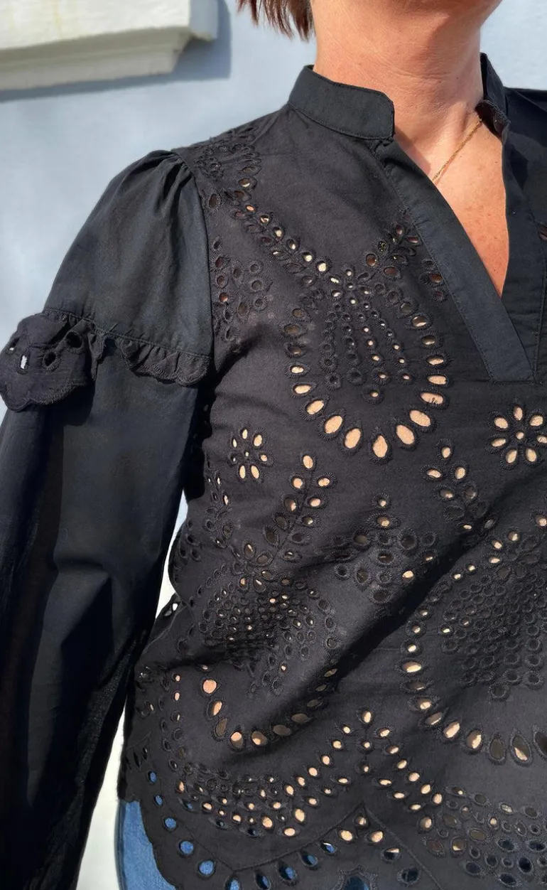Say INA Copenhagen Bluse - Benedicte - Black