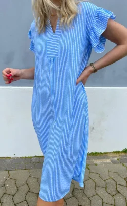 Say INA Copenhagen Kjole - Winnie - Blue Striped