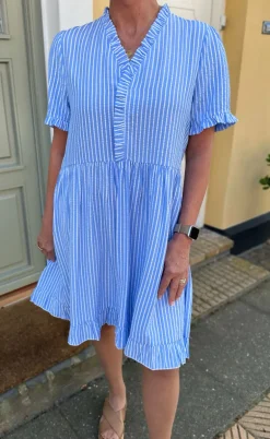 Say INA Copenhagen Kjole - Catja Summer - Blue Striped