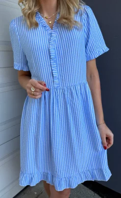 Say INA Copenhagen Kjole - Catja Summer - Blue Striped
