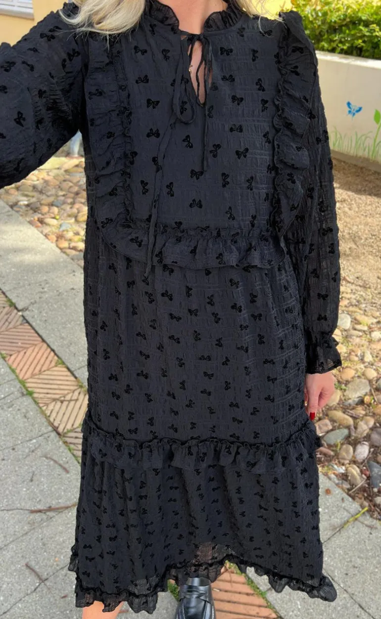 Say INA Copenhagen Kjole - Elina - Black Bows