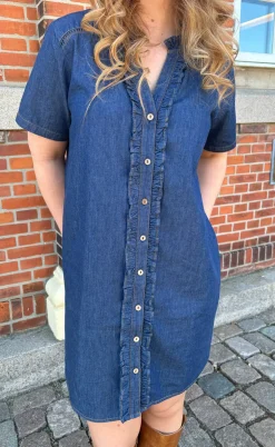 Say INA Copenhagen Kjole - Sophie - Denim Blue