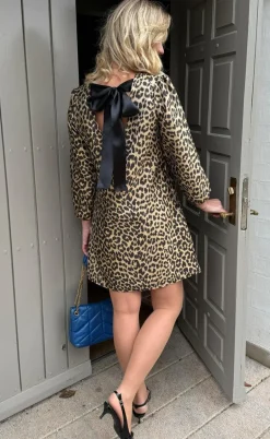 Say INA Copenhagen Kjole - Fia Short - Shiny Leopard