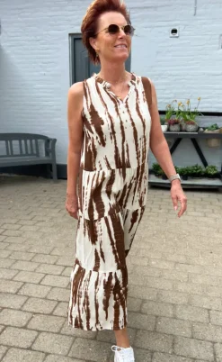 Say INA Copenhagen Kjole - Ella - Chocolate Tie Dye