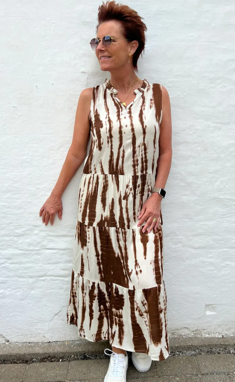 Say INA Copenhagen Kjole - Ella - Chocolate Tie Dye