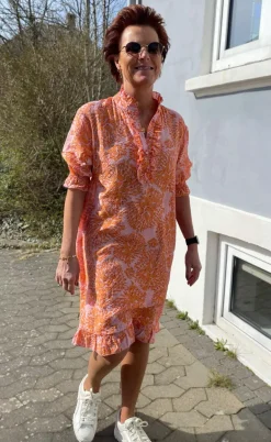 Say INA Copenhagen Kjole - Philine - Orange Dream