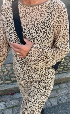 Say INA Copenhagen Kjole - Lanza - Beige/Brown