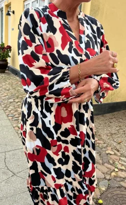 Say INA Copenhagen Kjole - Olinda - Leopard Roses