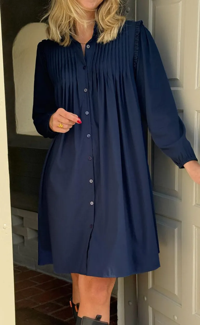 Say INA Copenhagen Kjole - Loui - Navy Blue