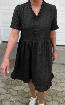 Say INA Copenhagen Kjole - Catja Summer - Black Broderie Anglaise