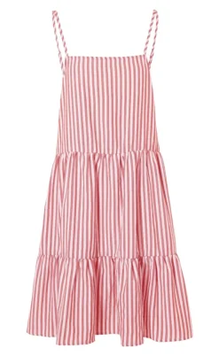 Say INA Copenhagen Kjole - Sisi - Red White Stripe
