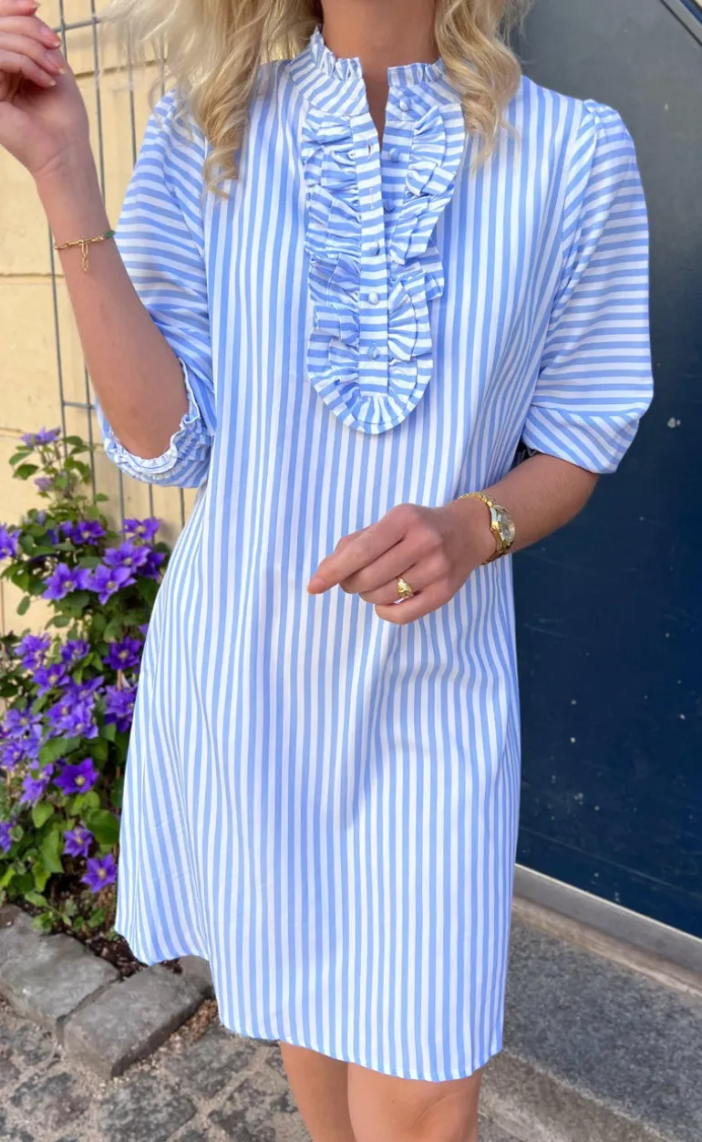 Say INA Copenhagen Kjole - Camilla - Blue/White Stripe