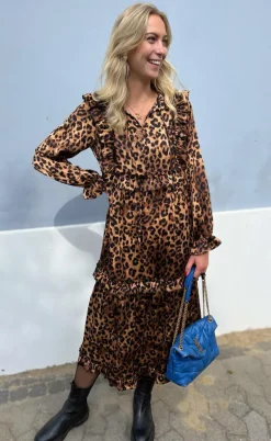 Say INA Copenhagen Kjole - Elina - Leopard