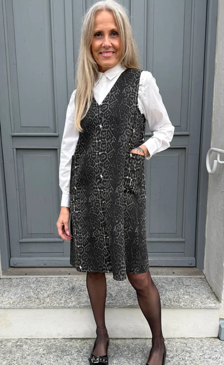 Say INA Copenhagen Kjole - Ania Spencer - Grey Leopard