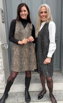 Say INA Copenhagen Kjole - Ania Spencer - Grey Leopard