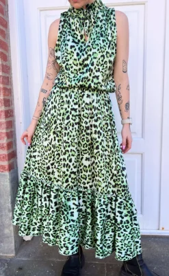 Say INA Copenhagen Nederdel - Hanna - Green Leo