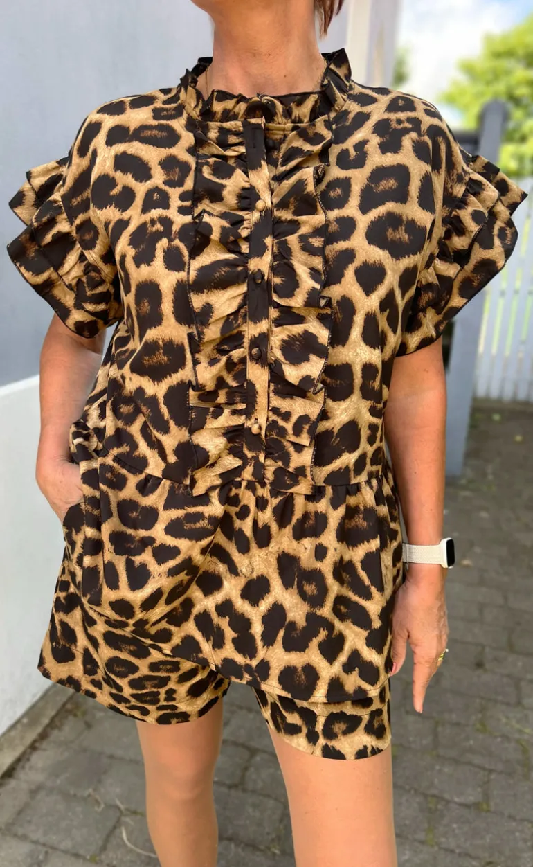 Say INA Copenhagen Shorts - Liv - Leopard