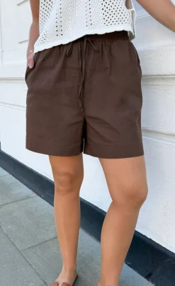 Say INA Copenhagen Shorts - Amalie - Chocolate Brown