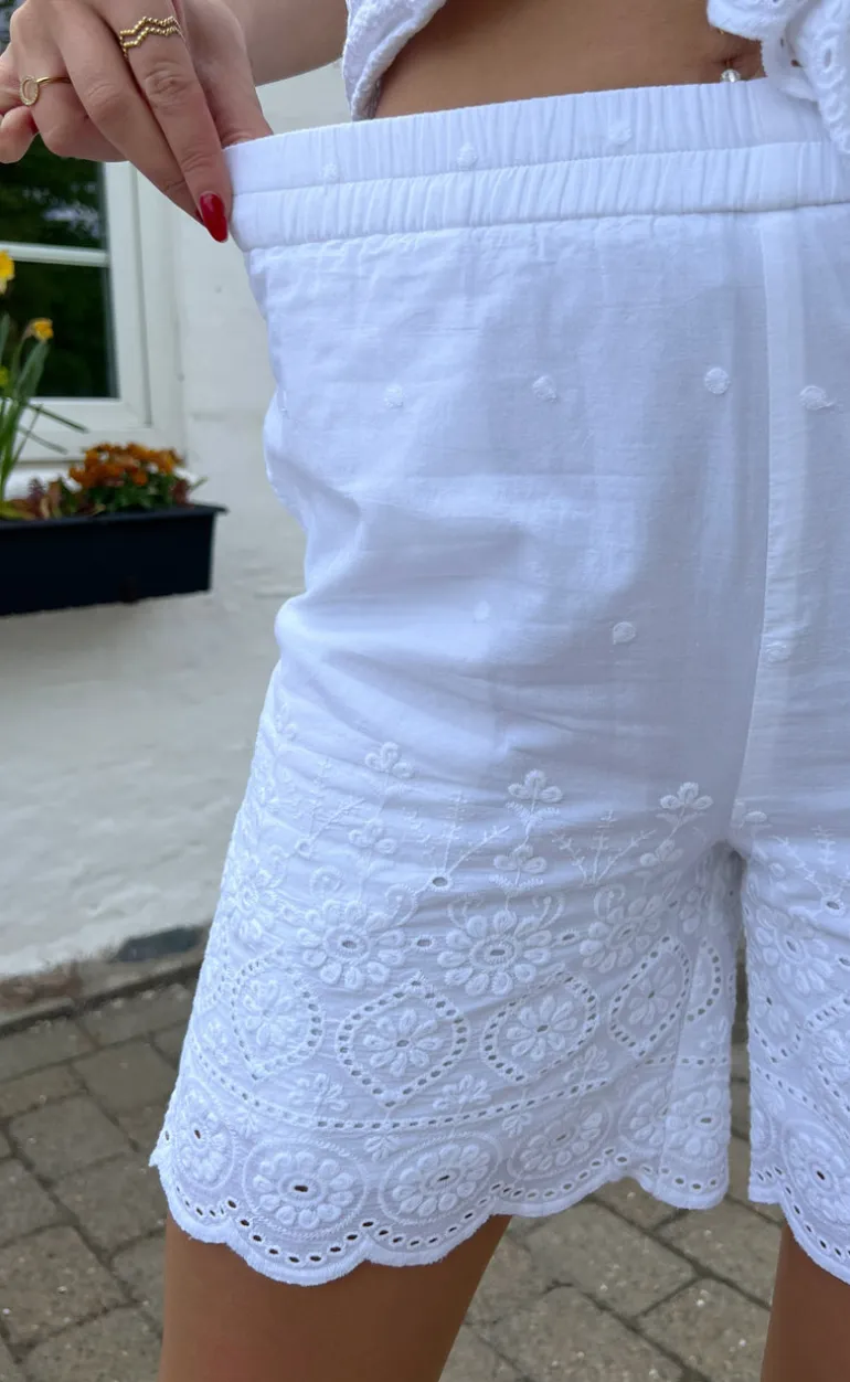 Say INA Copenhagen Shorts - Line - White
