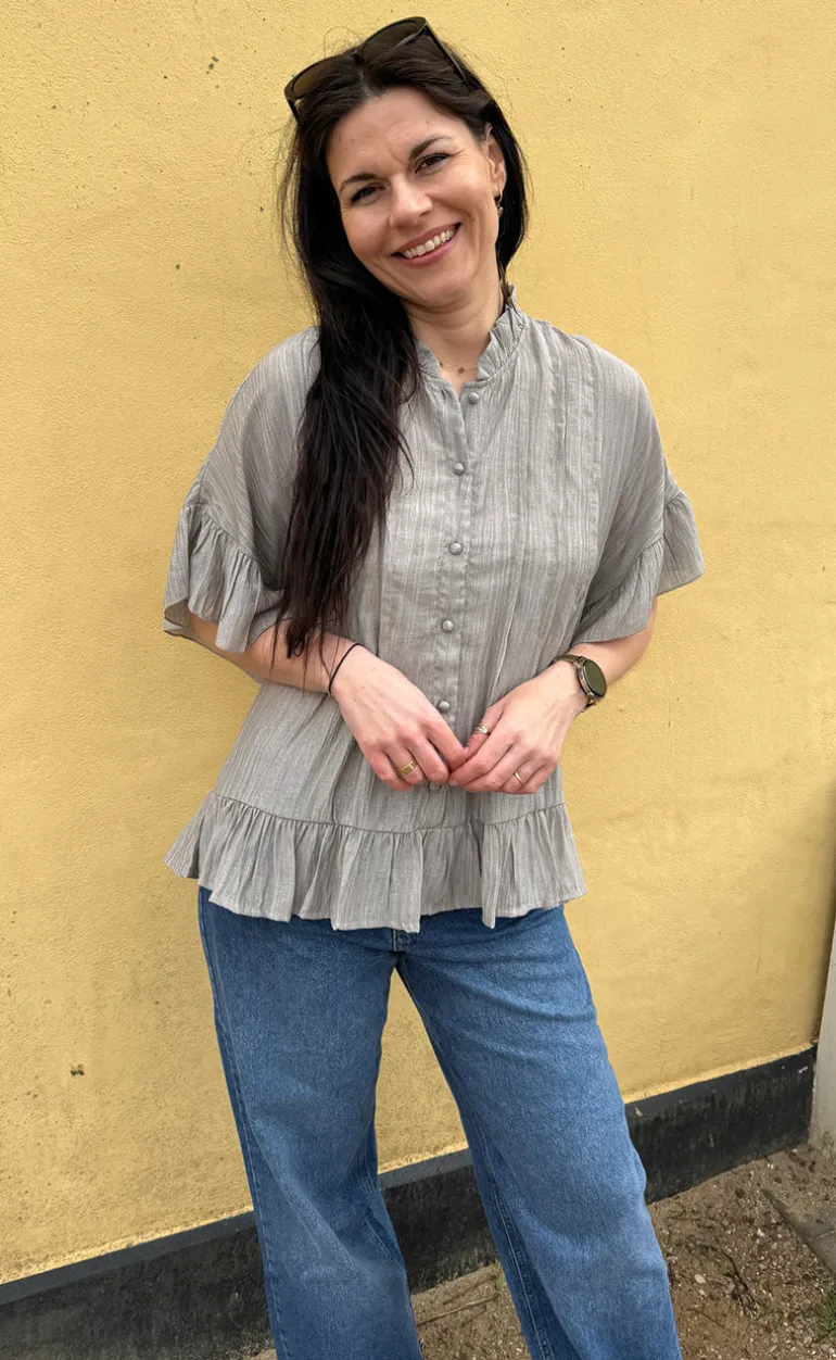 Say INA Copenhagen Skjorte - Michela - Greyish
