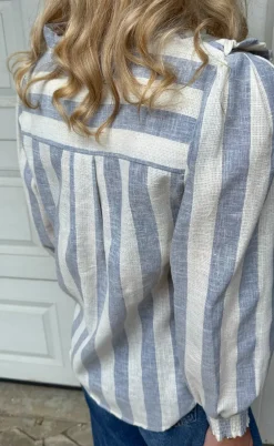 Say INA Copenhagen Skjorte - Sasha - Blue Striped