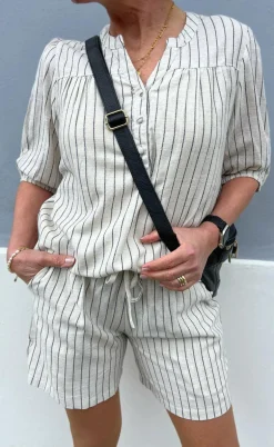 Say INA Copenhagen Top - Alba - Off White