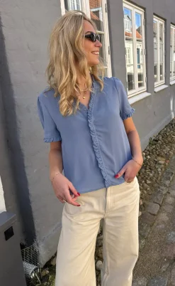 Say INA Copenhagen Top - Catja - Blue