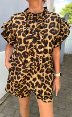 Say INA Copenhagen Top - Freya - Leopard