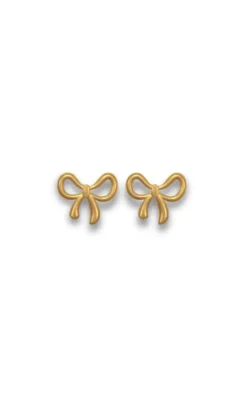Smykkeli Copenhagen Øreringe - Las Vegas Bow - Gold Colour